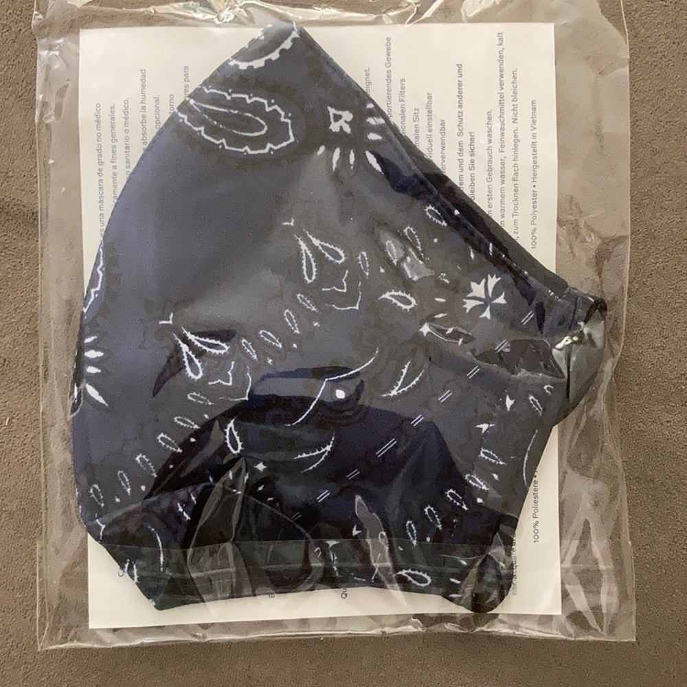 Tory Burch paisley mask